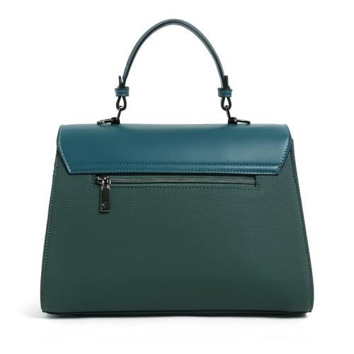 Image of EXOTIC Premium Style and Look beautiful Texture Design Flap Closure Top Handle Dual Color Hand /Sling Bag For Women & Girls | Ladies Purse | Gift For Ladies