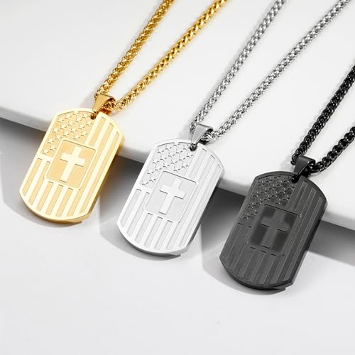 Zocomi To My Son Gifts from Dad Father Dog Tag Cross Necklace by Zocomi - Used condition - Image 5