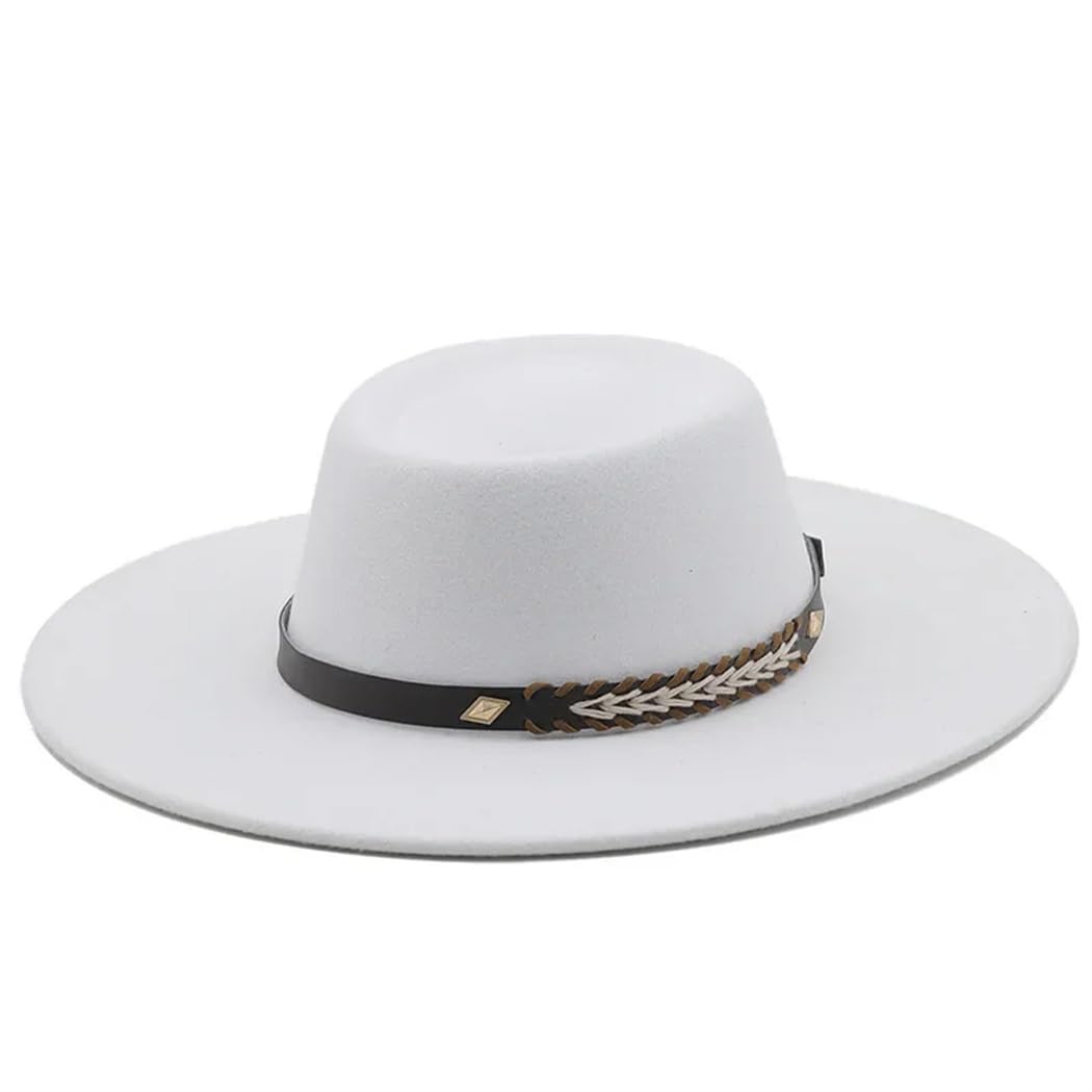 Cappelli Fedoras da donna in feltro 9,5 cm a tesa larga formale Jazz Caps Bombetta abito da sposa cappello Chapeau Femme