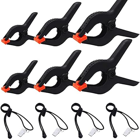 Juego de Abrazaderas de Resorte de Nailon con Cordón Elástico Cover