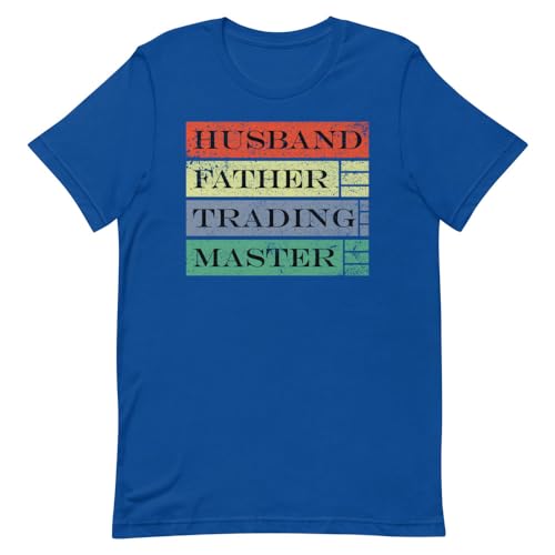 classique Husband Trading Experts - Playera avec graphiques bâillon | Cool Skillful Real, True Royal, L