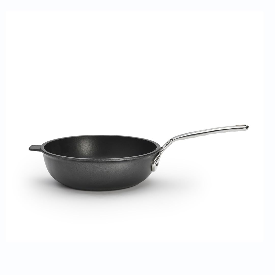 De Buyer - Sauteuse antiadhésive CHOC EXTREME - Diamètre 24 cm -, Noir