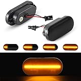 【Compatibilidad】 Este intermitentes dinámicos es compatible con For-d C-Max 2007.02~, Fiesta 2001.11~, Focus MK2 2004.11~2007.03, Fusion 2002.08~, Galaxy 1995.03~2000.04. OEM# 4M5A13K309AA. Verifique el modelo de su automóvil antes de comprar o solicite ayuda al servicio de lámparas OZ-LAMPE.