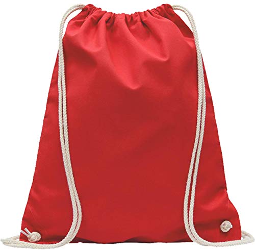 Baumwoll Turnbeutel 1 Stück 38 x 42 cm Sportbeutel - Rucksack Stofftasche Bag, Beutel,...