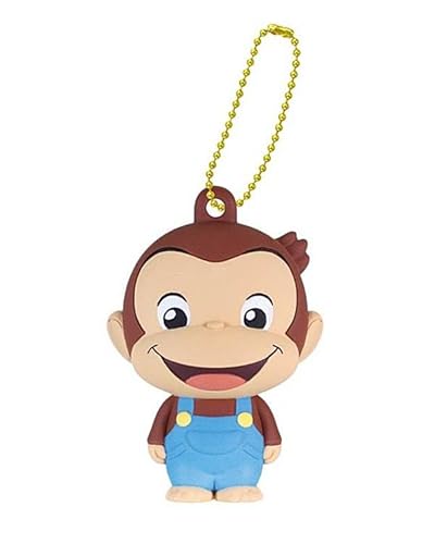 【オーバーオール姿のジョージ】おさるのジョージ ぺたんこマスコット2