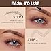 iMethod eyebrow pen - Microblading eyebrow pen, eyebrow pencil with a Micro 4-Fork Tip for Natural Hair-Like Brows, Long-Lasting Eye Brow Pencils for Women, Waterproof, Light Brown