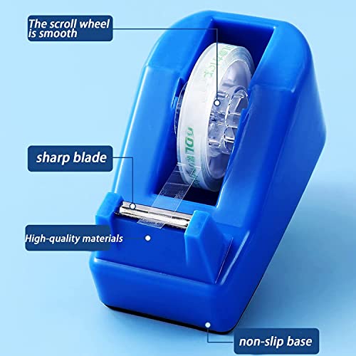Desktop Tape Dispenser Cute Light Office Tape Dispensers, Nano Pads Fix Base, Green #TOP3