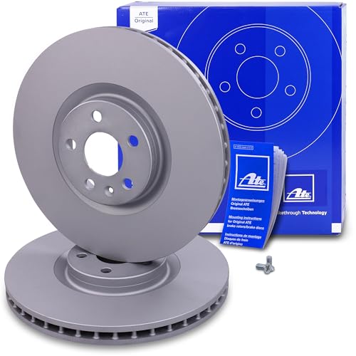 2X Ate Disco Freno Anteriore Ø345,0Mm Altezza: 48Mm Spessore: 30,0Mm Cerchio Foro-Ø: 108,0Mm Ventilato 24.0130-0243.1 Compatibilità Con Volvo Xc40 536