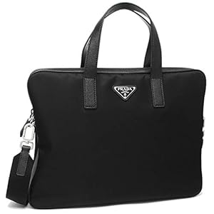 [プラダ] ブリーフケース テスートサフィアーノ ビジネスバッグ トライアングルロゴ ブラック メンズ 2VE368 064 NOM F0002 [並行輸入品]" 