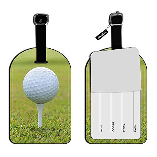 Nicokee I'd Rather Be Driving a Golf Ball Suitcase Bag