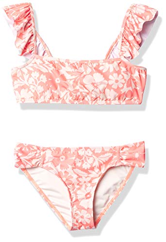 Billabong Girls' Way To Love Ruffle Top Two Piece Swimsuit Set, Multi, 8 #TOP15