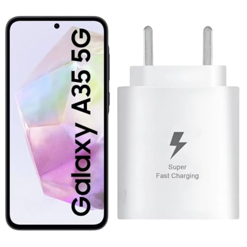 Image of Original 25W Adapter for Samsung M52 5G (New Version Model*White) with Warranty