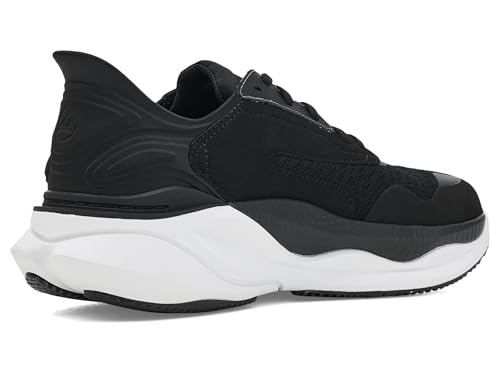 Clarks Men's Pace Walking Shoe, Black/White Textile, 9 - image 5