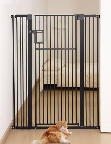 No Pawblems 55 Tall Pet Gate for Cats and Dogs