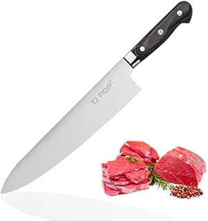 TJ POP Gyuto Chef Knife 10.6 inch, Professional Japanese Sushi Knife, Full-Tang Designed, Premium High Carbon Steel Blade 270mm