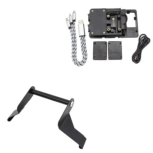Support de navigation moto Tiger Gen 3 noir TG3 avec barre de 12 mm