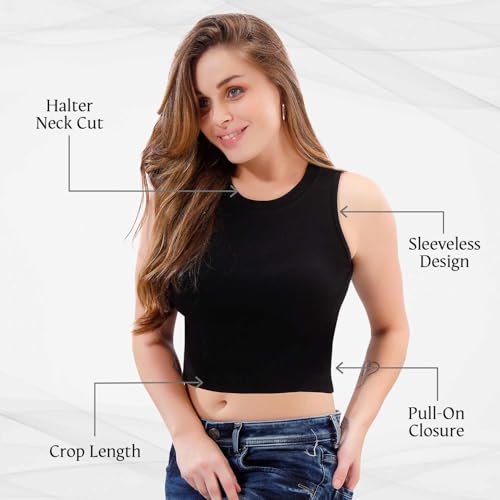 TRASA black cotton top – image 3