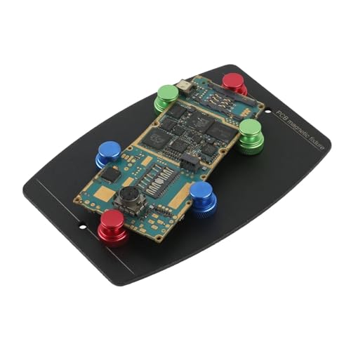 LIUZHENZHEN Adjustable Strong Magnetism Magnetic Electronic PCB Board Fixture Clamp Plate Jig for Electric Soldering Iron Stereo Microscope(B)