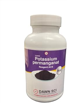 Regent Grade Potassium Permanganet 8oz Free Flowing Powder