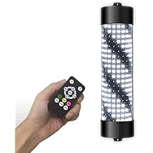Led Barber Pole Light with Intelligent Remote Control Hair Salon Barber Shop Open Sign Illuminating Rotating Red White Blue Led Strips Ip44 Waterproof#001