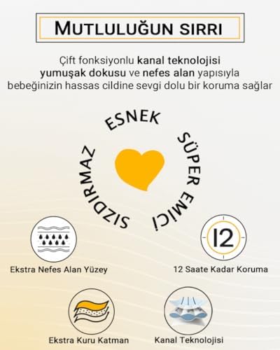 Paddlers Protection Bebek Bezi 2 Numara Mini (3-6 Kg) 60 Adet Jumbo Paket - Görsel 2