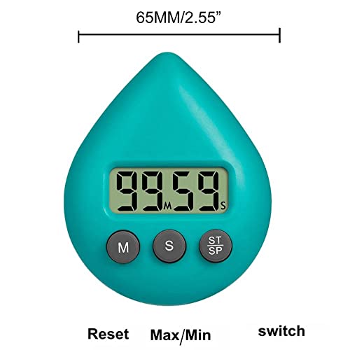 1 Pcs Shower Timer For Kids Adults, Digital Shower Clock With Timer, Waterproof Timer With Alarm & Suction Cup, Energy Saver Home Kitchen Timer Bathroom Clock #TOP2