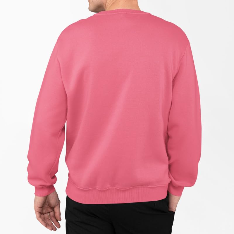 Image of New Men Modern Long Sleeve Sweatshirt Lightweight Comfortable Relaxed Fit Stylish Pullover Plain@1 Parent