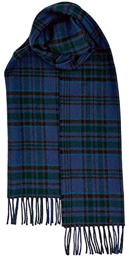 Irish Tartan Plaid Scarf County Wicklow Unisex 100% Lambswool2