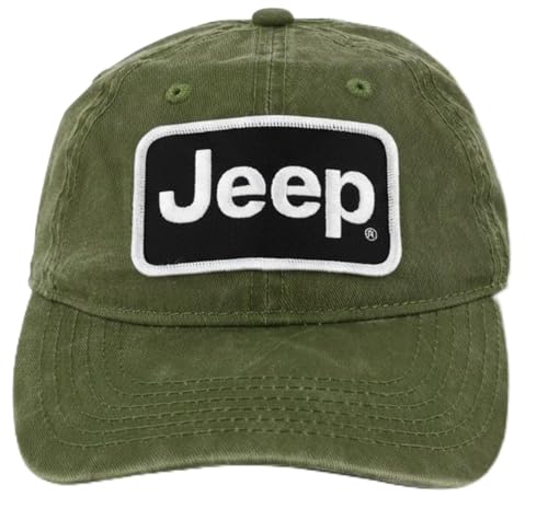 Image of Jeep Dad Hat - Low Profile Adjustable Baseball Cap with Embroidered Patch