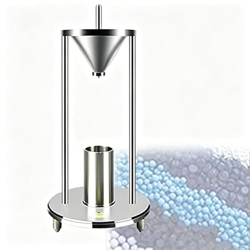 Entonnoir de 12.7 mm doseur de poudre en acier inoxydable et volumetre de densite apparente