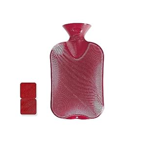 Fashy 2.0 L Doppellamelle Wärmflasche Cranberry
