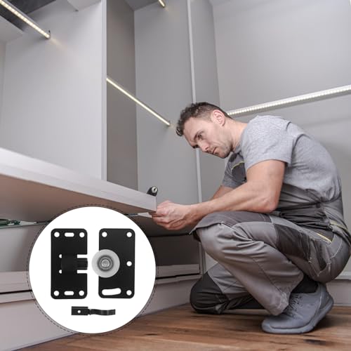 ARTIBETTER 1 Conjunto De Polia Para Porta Deslizante Rolo De Porta Deslizante De Plástico Hardware P