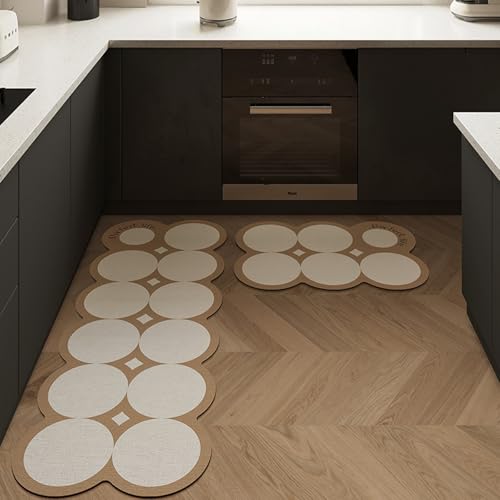 Tapete antideslizante ultra absorbente de cocina y baño con secado rápido color 4 2