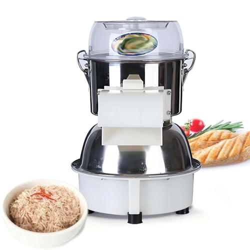 XCSCUK Trituradora eléctrica de pollo, máquina trituradora de 10 segundos, trituradora de delicatessen de escritorio, para carne cocida, pechuga de pollo