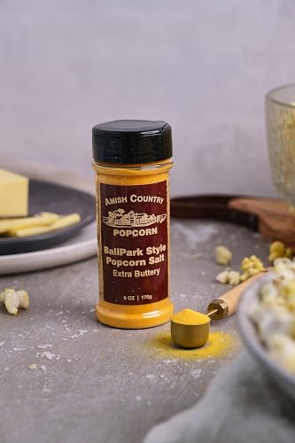 Amish Country Popcorn | Oil and Seasoning Variety Pack | Coconut Oil - 30 oz and Ballpark ButterSalt Popcorn Salt - 5.5 oz | Old Fashioned, Non-GMO and Gluten Free
