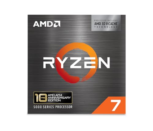 AMD Ryzen 7 5800X3D 8-core, 16-Thread Desktop Processor with AMD 3D V-Cache Technology
