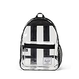 Freiliegender Farbrand Herschel Supply Co. Klassischer Rucksack, transparent/schwarz, Standard – 26 l