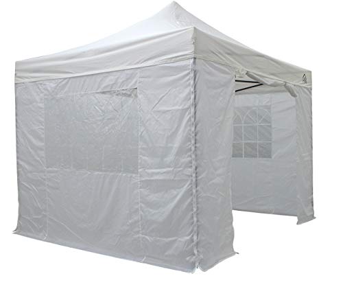 All Seasons Gazebos 3x3m Totalmente Impermeable Pop up Gazebo Incluye 4 Paredes Laterales   Blanco