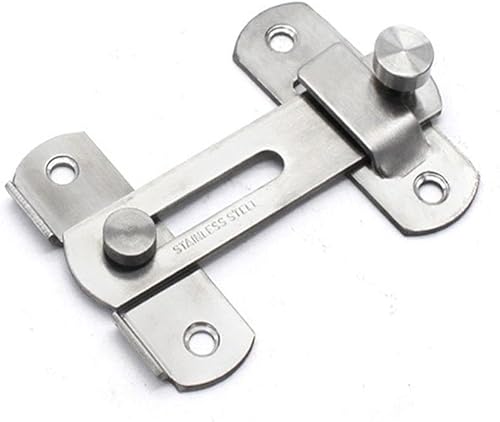 1 pestillo de acero inoxidable, pestillo de cerradura de puerta, 3.94 x 2.76 pulgadas1.97 x 2.76 pulgadas1.89 x 1.89 pulgadas, pestillo de puerta de