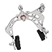 SPYMINNPOO Bikes Brakes Calipers, Road C Shape Brake Dual Pivot Brake Aluminum Alloy Brake Mechanical Cycling Accessory for Road Mountain Bike