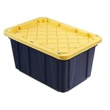 HDX 17 Gal. Storage Tough Tote in Black