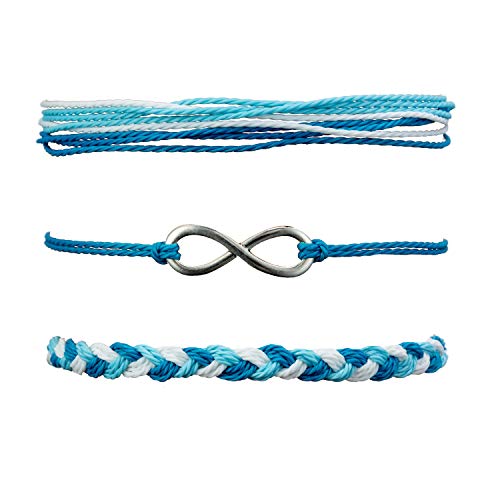 Softones Boho Rope Ankle Bracelets For Women Waterproof Adjustable Braided Anklets For Teen Girls - Turtle|Wave|Beads|Infinite|Starfish|Boat Anchor #TOP5