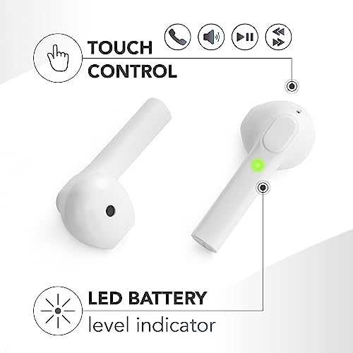 Cellularline - Btmstwscapsule21w Auricolari Bluetooth-bianco - 2