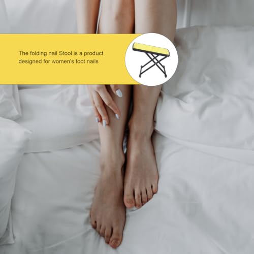 Support pieds manucure métallique jaune pour stopper l'inconfort - 5