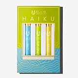 Ellis Brooklyn HAIKU Fragrance Trio - Clean Perfume, SALT, SWEET, & SUN FRUIT Rollerball Perfume for Women, Travel Size Perfume Gift Sets for Women