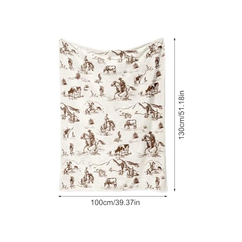 Colcha vintage para casa de campo tejida con estética occidental 6