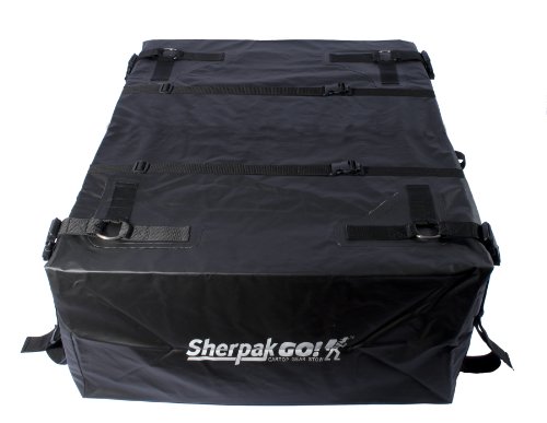 Seattle Sports Sherpak Go!15 Waterproof Cartop Storage Cargo Bag Carrier For Car Rooftop Black ,One Size #TOP1