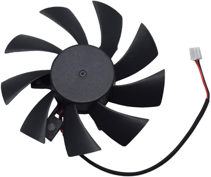 inRobert DIY Dual Bearing 85mm 2pin Video Card Fan Replacement for Zotac GTX 1050 Ti mini Graphic Card