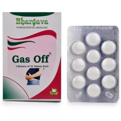 Gas Off Tablet (10tab) [Pack of 3] || Bhargava Homeopathy (B0CTMDNV7D) Amazon Price History, Amazon Price Tracker