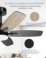 Airwit Deckenventilator mit Beleuchtung 106cm, leise, doppelseitige Flügel – Ansicht 2